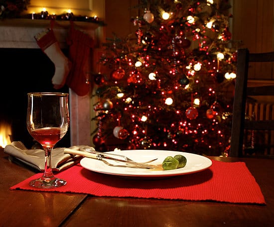 Dinner Plate & Wine Glass