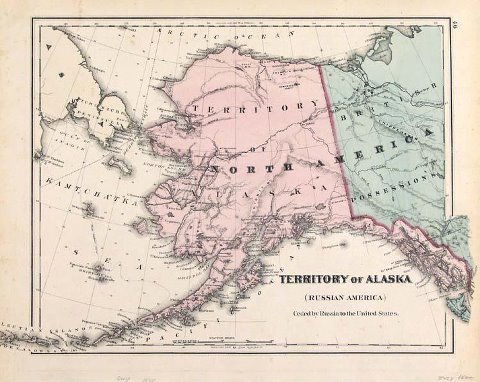 Map Of Alaska Territory
