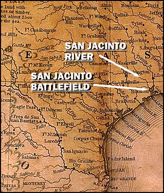 Map Showing San Jacinto